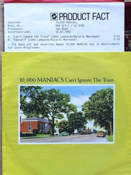 10.000 Maniacs - Can't Ignore The Train / Daktari - 7