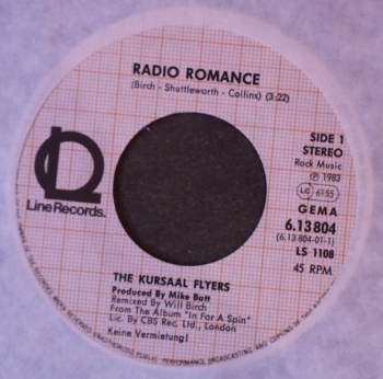 Kursaal Flyers - Radio Romance / Girlfriend Kinda Guy - 7