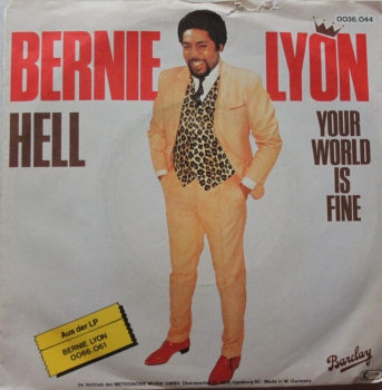 Lyon, Bernie - Hell / Your World Is Fine - 7