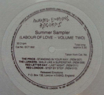 Various Artists - Summer Sampler (Labour Of Love - Volume Two) - 7