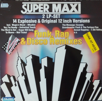 Various Artists - Super-Maxi - Funk, Rap & Disco Remixes - 2xLP