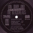 Dury, Ian & The Blockheads - Laughter - 7"